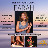 Farah Live at Seventy7 Lounge