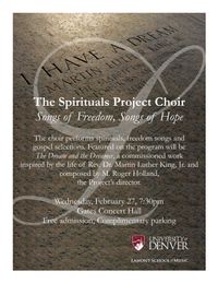 The Spirituals Project: Songs of Freedom, Songs of Hope