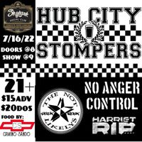 Hub City Stompers 20th Anniversary with The Not Likelys, No Anger Control, and Harriet Rip