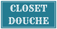Closet Douche Sticker