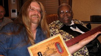 Hanging out with BB King

