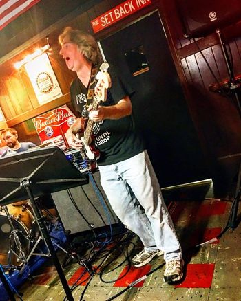 Keith on bass with the Faculty Band at the Set Back Inn in Tarrytown, NY July 21, 2016
