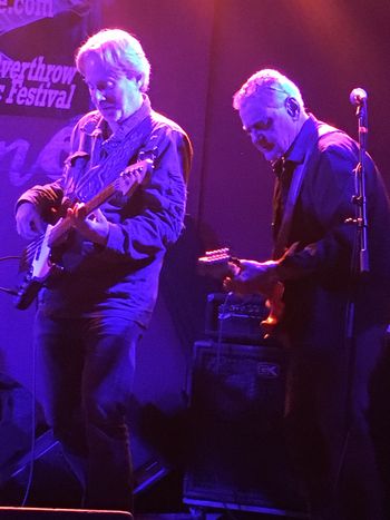 Playing bass with Sonny Lee and the Layovers at Pianos, NYC 11-09-19 (pictured with Vic DiMura on guitar)
