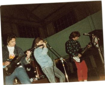 Keith Lenn playing guitar for The Wrath of Domination - Dominican College, Orangeburg, NY - had to be 1987
