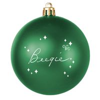 "QUEEN B" Shatterproof Ball Ornament (Green)