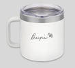 LIMITED EDITION: "Queen B" 14 oz. Urban Peak Trek Vacuum Insulated Camper Mug - White