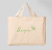 LIMITED EDITION: "Queen B" 100% Cotton Canvas Tote Bag - Natural