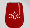 LIMITED EDITION: "Queen B" 10 oz. Vacuum Insulated Wine Tumbler - Red