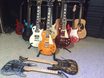 Matt's guitar collection

