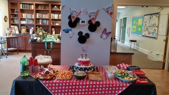 Disney-theme Bday party for our director, Joey Gore!
