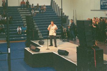 WCC backing Carman in concert, 2005!
