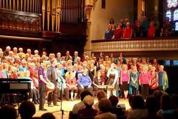 With The Gettin' Higher Choir in Victoria, BC.
