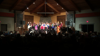 Fish Creek Folk Club, Calgary, AB with Vocal Latitudes Community Choir.
