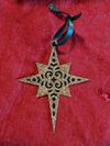 Handmade Star Ornament (gold)