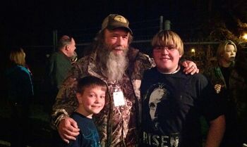 Landry and Cardis with Mountain Man from Duck Dynasty
