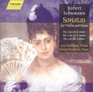 Robert Schumann:
Three Sonatas for Violin & Piano

(1998, Haenssler Klassik)

