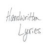 Handwritten Lyrics 