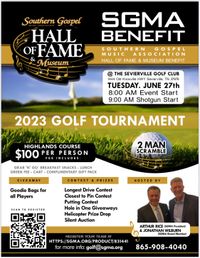 2023 SGMA Golf Tournament