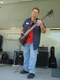 Me and my Spector on stage at Rutgers Day