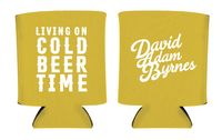 Yellow Cold Beer Time Koozie