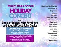 Mount Hope Annual Holiday Concert and Circle of Friends with Arvel Bird and Special Guest John Ziegler