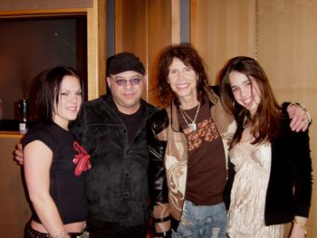 With Pink and Steven Tyler
