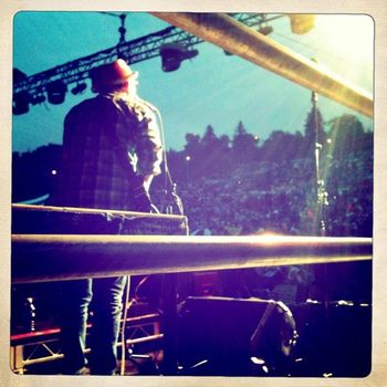 Looking out to the hill, Edmonton Folk Music Festival 2011.
