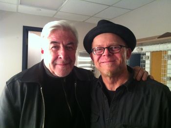 with Jim Byrnes, a hero of mine going back 40 years. I appreciate that I now call him a friend.
