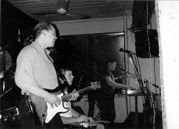 The Hoodoo Sons with Jeff Healey at a long gone Calgary venue called Cover to Cover, 1991
