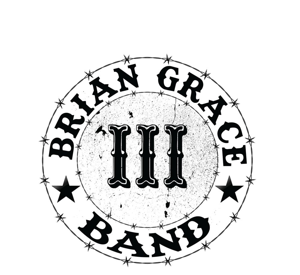 Logo for Brian Grace Band Merch!  Order your T-shirt, Tank, or stickers, today!