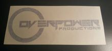 Overpower Productions Logo 6 Inch Vinyl Decal