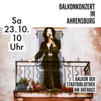 Mimi Schell (solo) Balkonkonzert in Ahrensburg