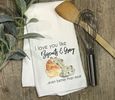 I Love You Like Biscuits and Gravy - Collaboration with RoAvenue  - Kitchen or Bathroom Towel
