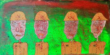 "Bloody Soldiers" 24 x 12

