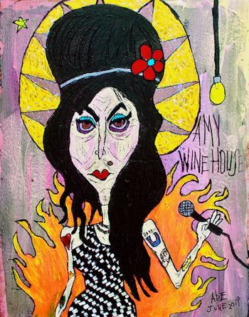 "Amy Winehouse" 11 X 14
