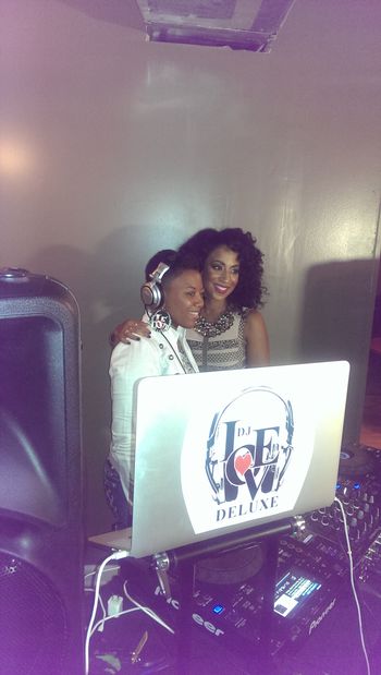 DJ Love Deluxe and Africa Miranda
