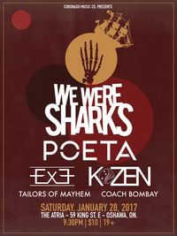 We Were Sharks & Poeta Canada Tour