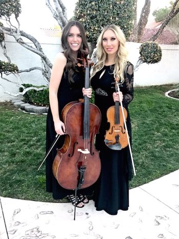 String duo ceremony at Sunset Gardens
