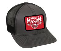 Grey/Black "MATT MASON" hat