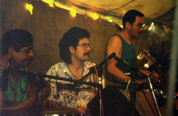 with the Horse Flies, In the Dance Tent 1996, Taki Masuko, Nery Arevalo
