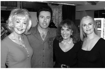 With Elvis co-stars Francine York, Tanya Lemani & Celeste Yarnall
