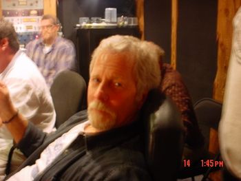 my friend chris hillman in the studio
