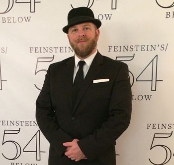 pre-show @Feinstein's/54 Below in NYC on tour with Matthew Morrison
