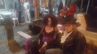 Halloween Party Rick's Dockside! Looking great Bud and Victoria Nellums! 2018