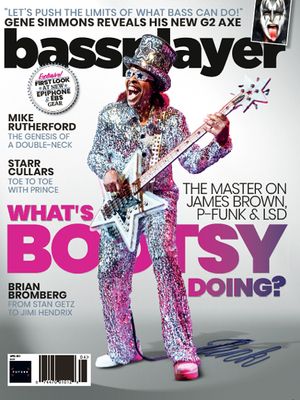 A story on me in Bass Player with the one and only Bootsy on the cover!