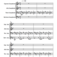 Challenge for Saxophone Quartet