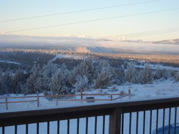 Veiw from deck from our studio on the "Rock Pile "  In Ochoco's
