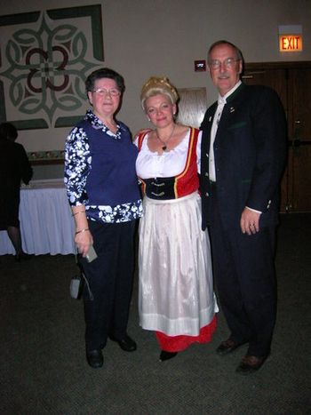 At the Burgenlander Fasching Dance w, Johanna Payne of The Styria Klub
