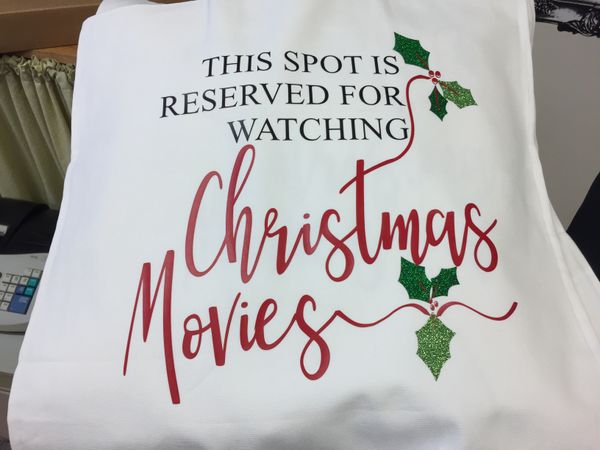 Reserved for Christmas Movies ~Pillow Cover