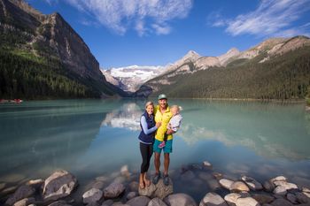 Lake Louise with the Family,  Alberta Canada
